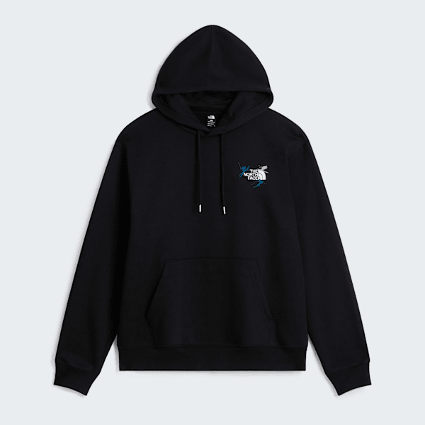 Sweat à capuche graphique brodé Off Piste unisexe