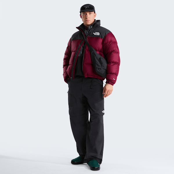 Veste 1996 Retro Nuptse pour homme Burgundy Crush-TNF Black