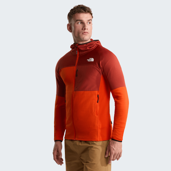 Veste à capuche Stormgap Power Grid™ pour homme Lava Red-Iron Clay