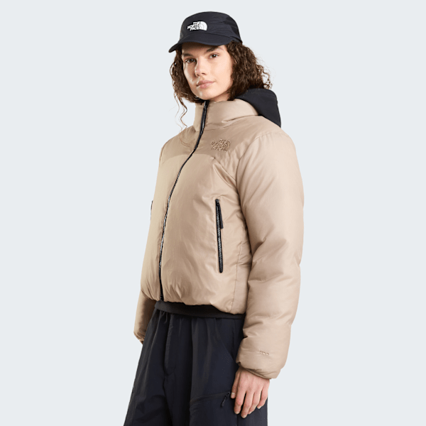 Veste réversible Pertex® Nuptse pour femme Garnet-TNF Black