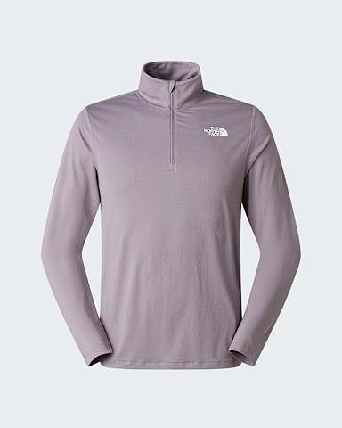 Triko s dlouhm rukvem a krtkm zipem 247 pro pny TNF Transcendent Grey hero