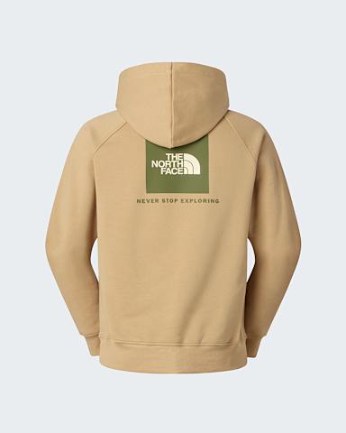 Mikina s kapuc NSE Box s raglnovm rukvem pro pny TNF Khaki Stone alt1