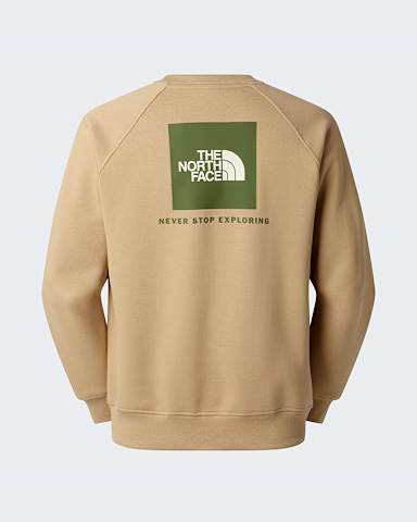 Mens NSE Raglan Box Sweatshirt TNF Khaki Stone alt1