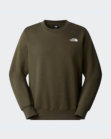 Mens Simple Dome Sweatshirt TNF New Taupe Green hero