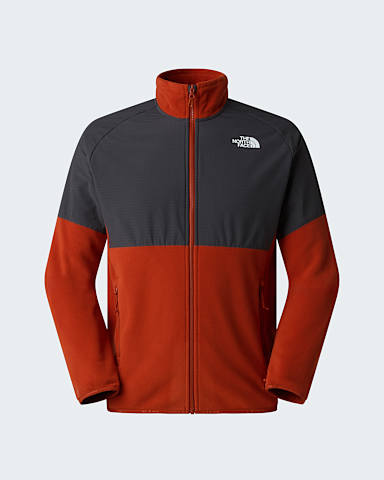 Mens Glacier Heavyweight Fleece TNF Iron ClayAsphalt Grey hero