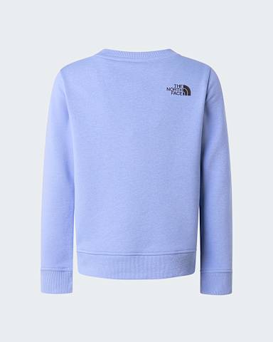 Teens Drew Peak Crew Neck Sweatshirt TNF Periwinkle Glow alt1