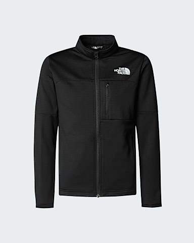 Teens Hike FullZip Midlayer Jacket TNF TNF Black hero