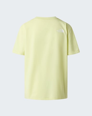 Womens Evolution Half Dome Relaxed TShirt TNF Lemon Mist alt1