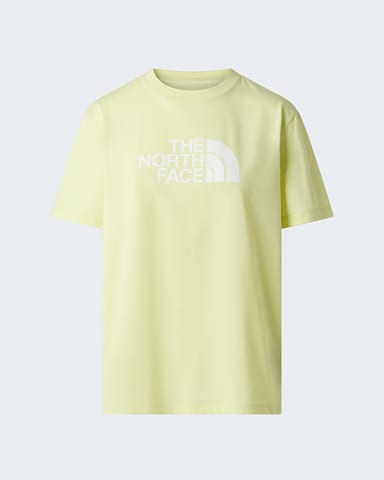 Womens Evolution Half Dome Relaxed TShirt TNF Lemon Mist hero