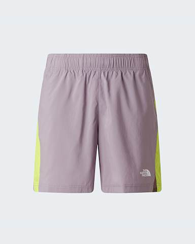 Short colourblock 247 pour homme TNF Transcendent GreyFizz Lime hero