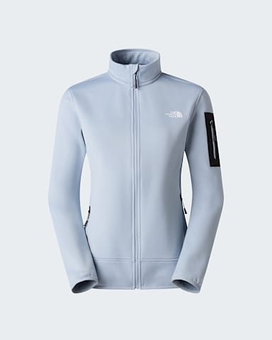 Womens Mistyescape Fleece Jacket TNF Frost GreyTNF Black hero