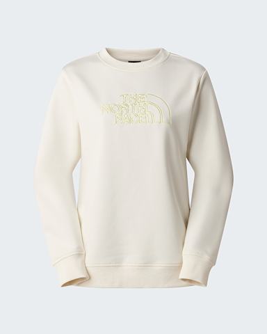 Womens Drew Peak Light Sweatshirt TNF White DuneLemon Mist hero