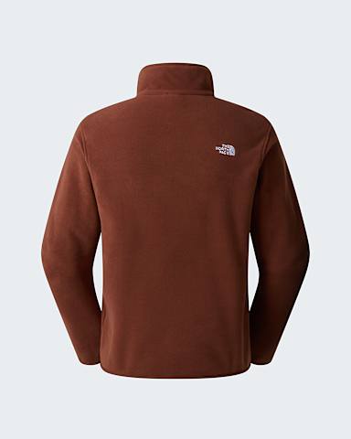 Pile Glacier con cerniera a 14 da uomo TNF Ember Soil alt1