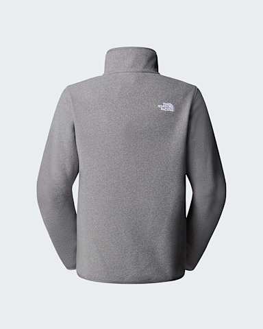 Flsov mikina s krtkm zipem Glacier pro dmy TNF TNF Mid Grey Heather alt1