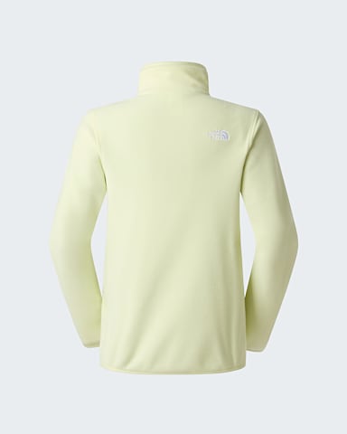 Polaire col zipp Glacier pour femme TNF Lemon Mist alt1
