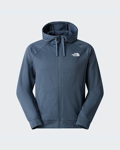 Sweat capuche zipp Reaxion 20 pour homme TNF Granite Grey Dark Heather hero