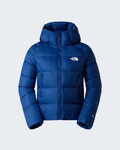 Womens Hyalite Down Hooded Jacket TNF Estate Blue hero