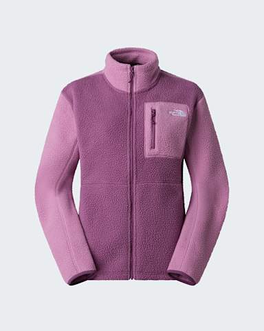 Womens Yumiori FullZip Fleece Jacket TNF Chroma PurpleHushed LavenderChroma Purple hero