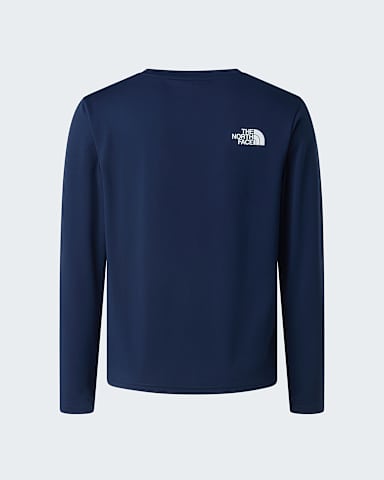 247 Tshirt met lange mouwen voor tieners TNF Summit Navy alt1