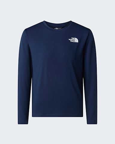 247 Tshirt met lange mouwen voor tieners TNF Summit Navy hero
