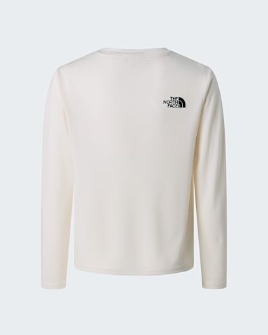 247 Tshirt met lange mouwen voor tieners TNF White Dune alt1
