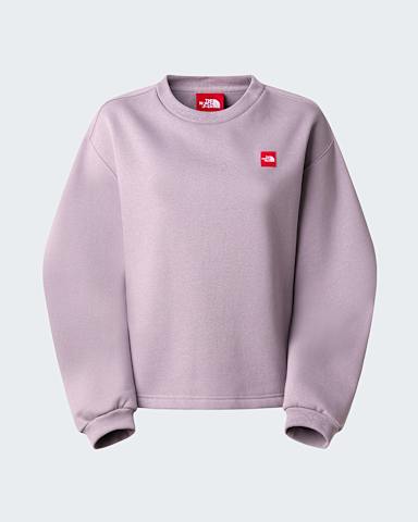 Womens Red Box Sweatshirt TNF Transcendent Grey hero