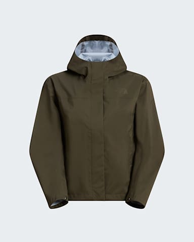 Voyage Rain 3Ljas met capuchon voor dames TNF New Taupe Green hero