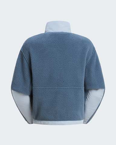 Flsov bunda s krtkm zipem Yumiori OffPeak pro dmy TNF Granite GreyFrost Grey alt1