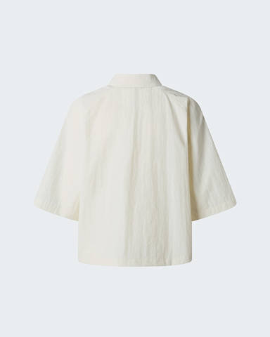 Womens Red Box Nylon Shirt TNF White Dune alt1