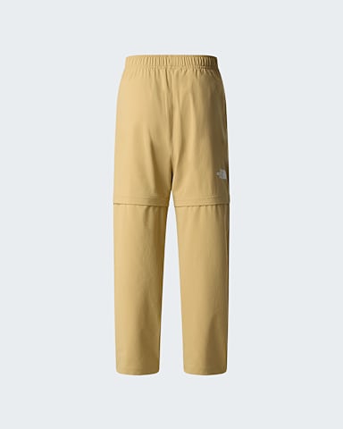 Lehk odepnac turistick kalhoty pro mlad TNF Khaki Stone alt1