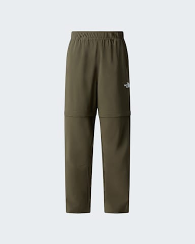 Lehk odepnac turistick kalhoty pro mlad TNF New Taupe Green hero