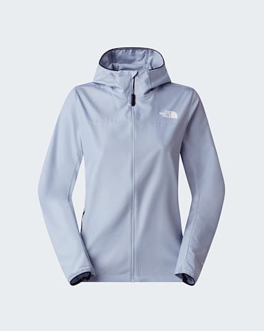 Womens Fontanales Wind Jacket TNF Frost Grey hero
