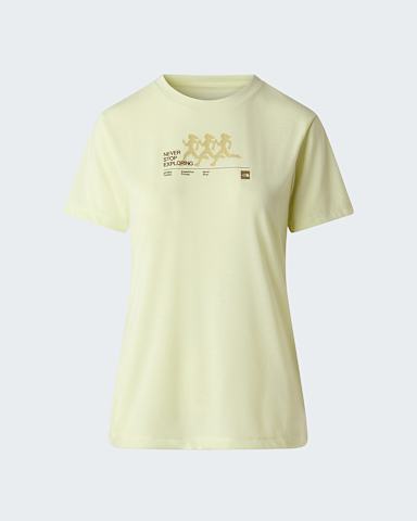 Womens Bitmap Silhouette Graphic TShirt TNF Lemon Mist hero