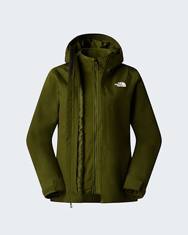 Womens Quest DryVent Triclimate 3In1 Jacket TNF Woodland Green hero