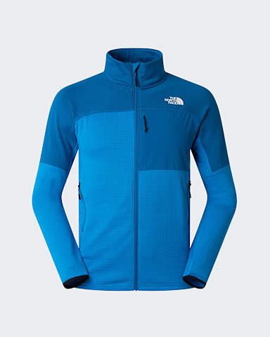 Mska kurtka Stormgap Power Grid TNF Skyline BlueAdriatic Blue hero