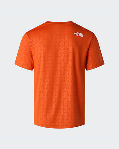 Mski Tshirt o regularnym kroju z wytaczanym wzorem 247 Pentadome TNF Lava Red alt1