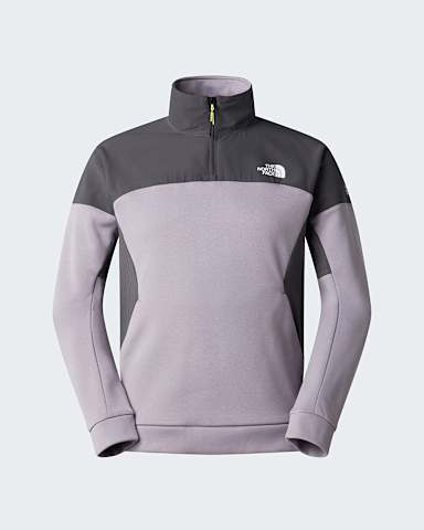 Mens Mountain Athletics 14 Zip Fleece TNF Transcendent GreyAnthracite Grey hero