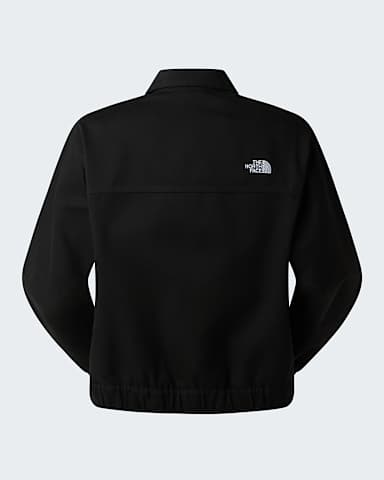Womens Twill Collared Jacket TNF TNF Black alt1