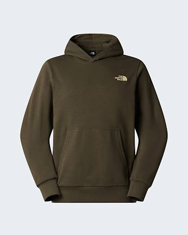 Mikina s kapuc a potiskem Monte Regular pro pny TNF New Taupe Green hero