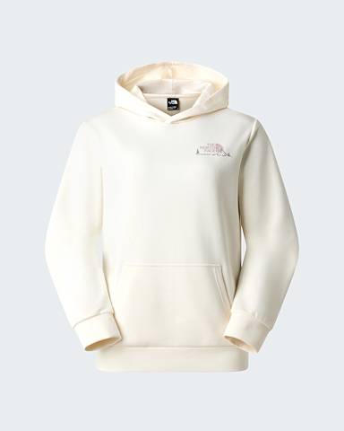 Womens Monte Regular Graphic Hoodie TNF White Dune hero