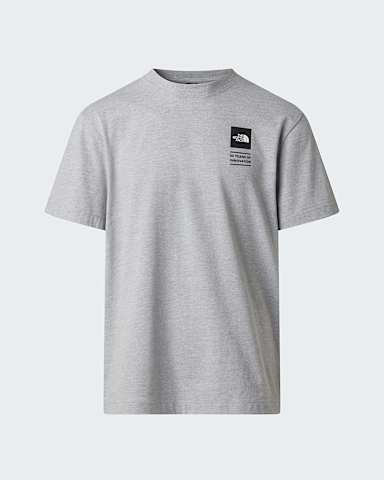 TNF Celebration relaxt geschnittenes TShirt mit Grafik fr Herren TNF TNF Pale Grey Heather hero