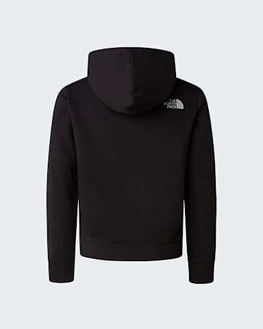 Mikina s kapuc Drew Peak Light Regular pro mlad TNF TNF Black alt1