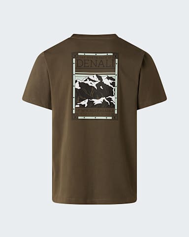 Tshirt North Faces Regular con grafica da uomo TNF New Taupe Green alt1