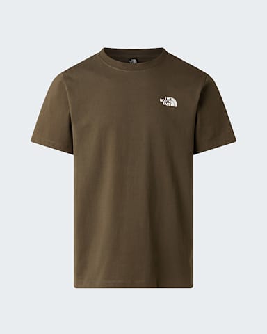 Tshirt North Faces Regular con grafica da uomo TNF New Taupe Green hero