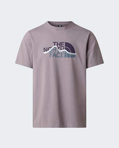 Triko s potiskem Mountain Line Regular pro pny TNF Transcendent Grey hero