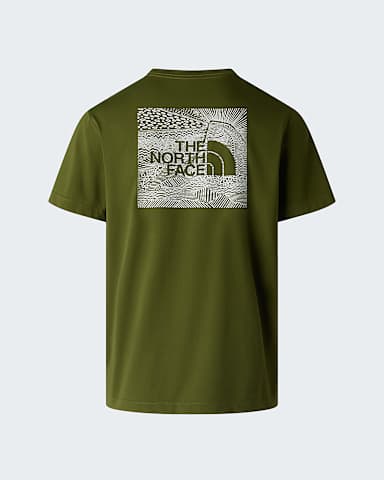 Tshirt NSE Box Regular da uomo TNF Woodland Green alt1