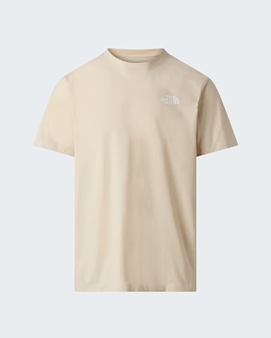 Tshirt NSE Box Regular da uomo TNF Desert Stone hero