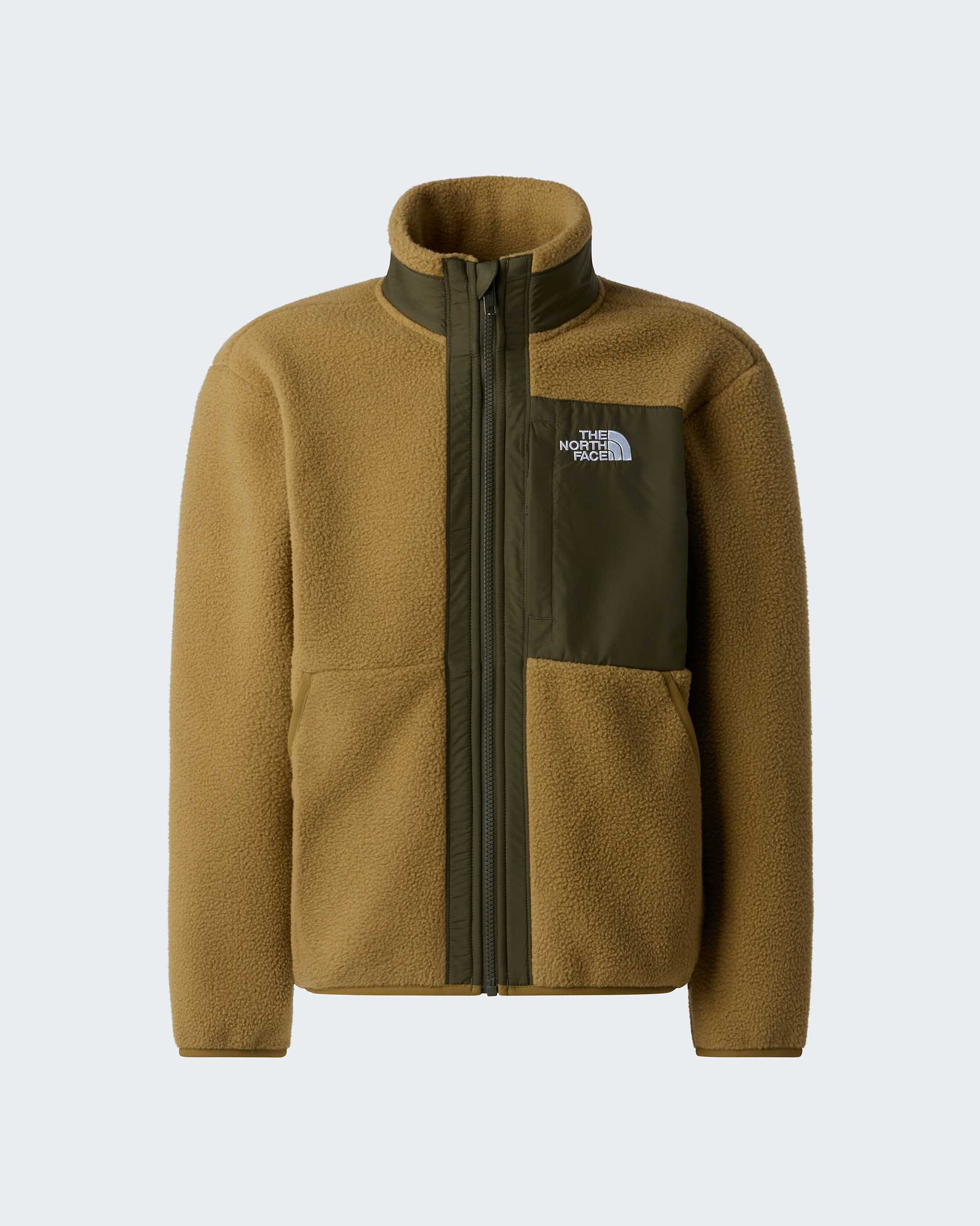 Yumiori Fleecejacke mit durchgehendem RV fr Jungen TNF hero