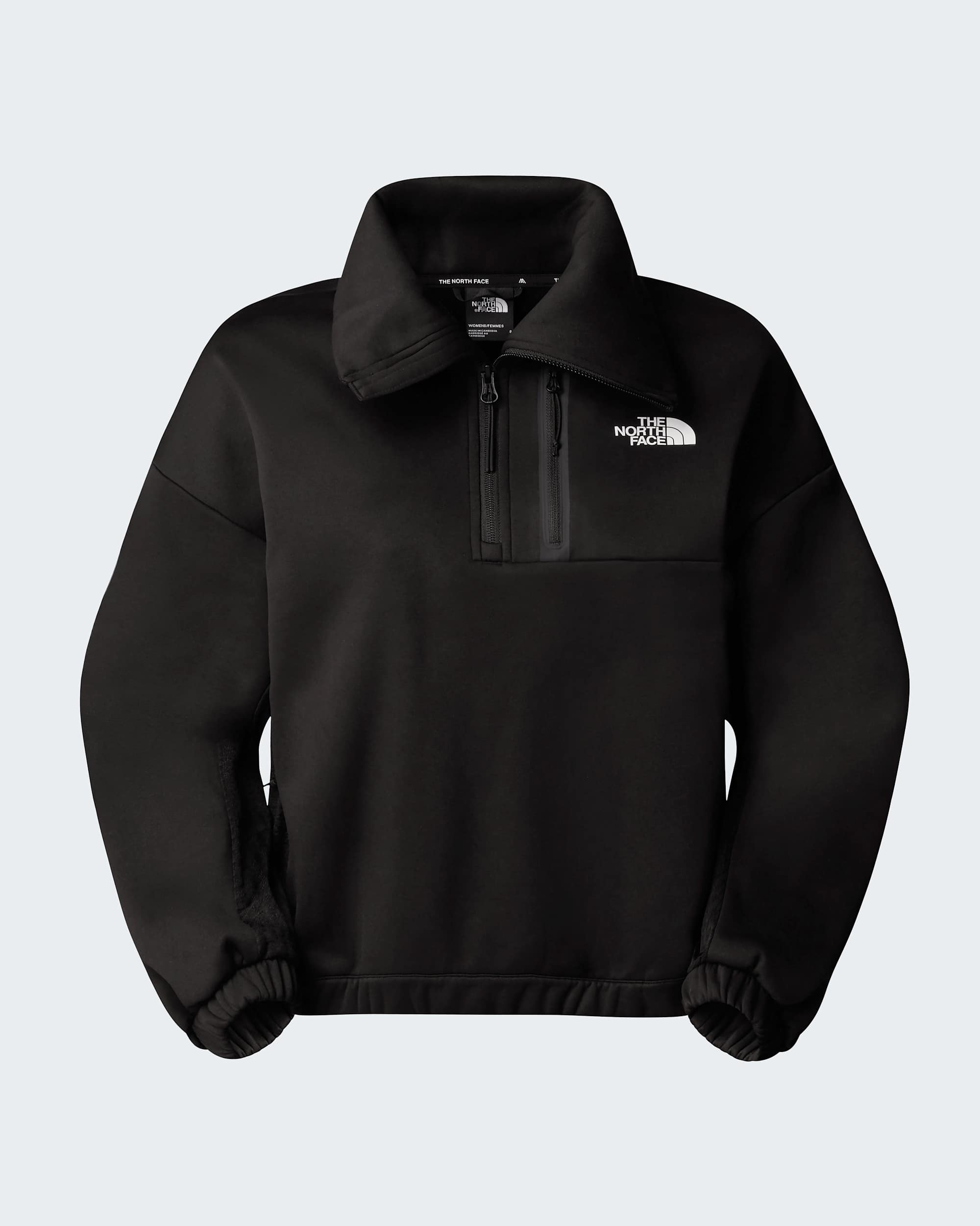 Flsov mikina s krtkm zipem Mountain Athletics pro dmy TNF hero