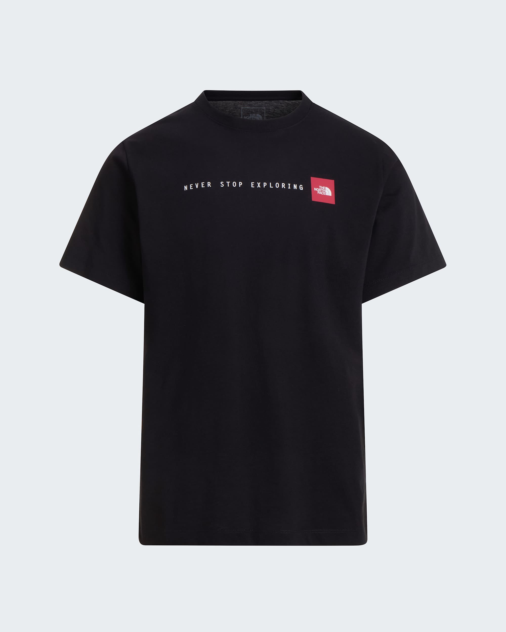 Never Stop Exploring normal geschnittenes TShirt mit Grafik fr Herren TNF hero
